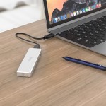 ORICO Grey / Silver Mini Clip-open M.2 SSD Enclosure